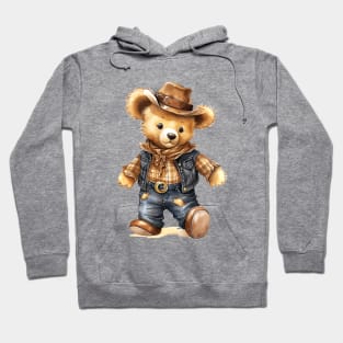 Teddy bear Cowboy. Hoodie